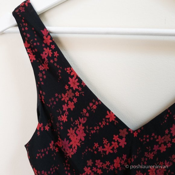 Jones New York V-Neck Sleeveless Dress – 90s Style – US 10 - Picture 4 of 12